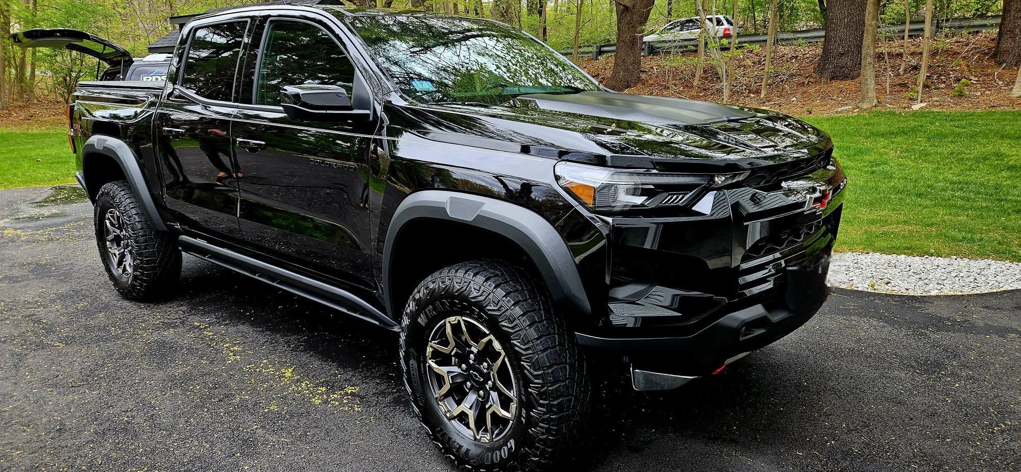 Chevy Colorado ZR2 full exterior detail at golden hour
