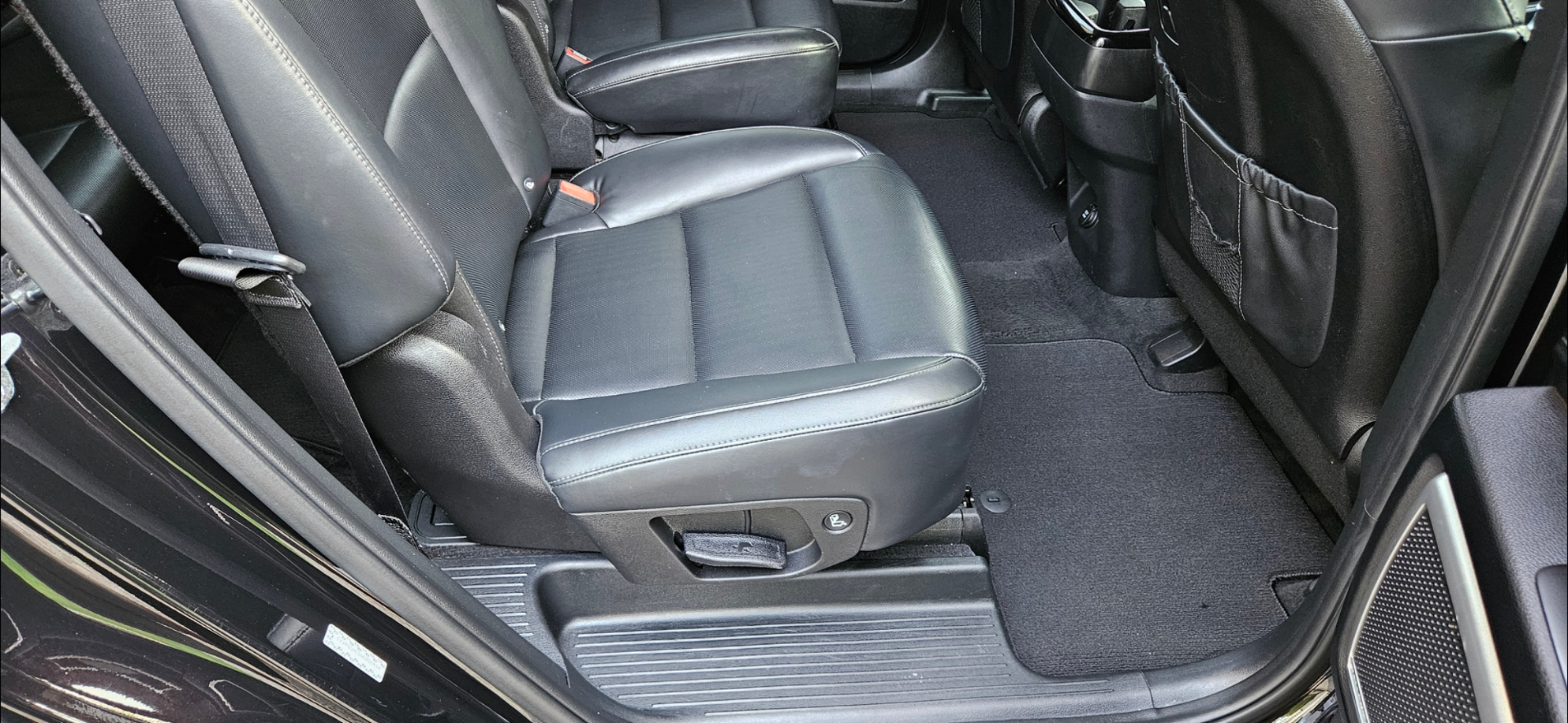 SUV rear interior deep clean — after
