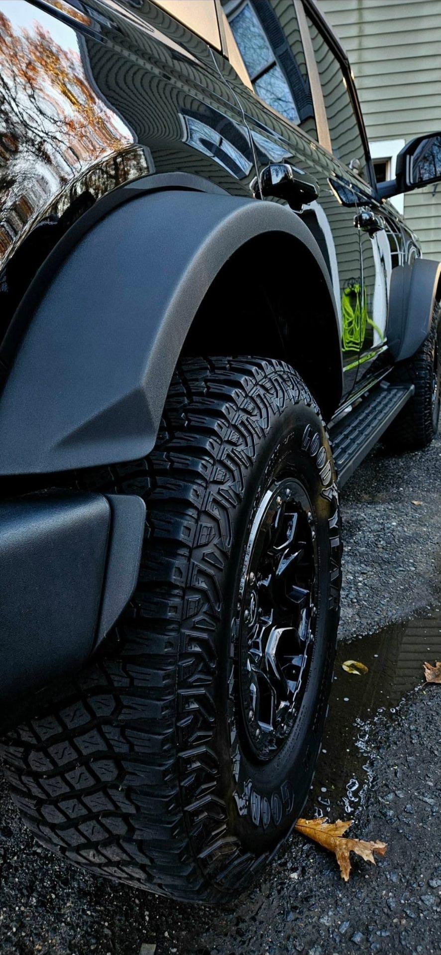 Ford Bronco fender and wheel detail